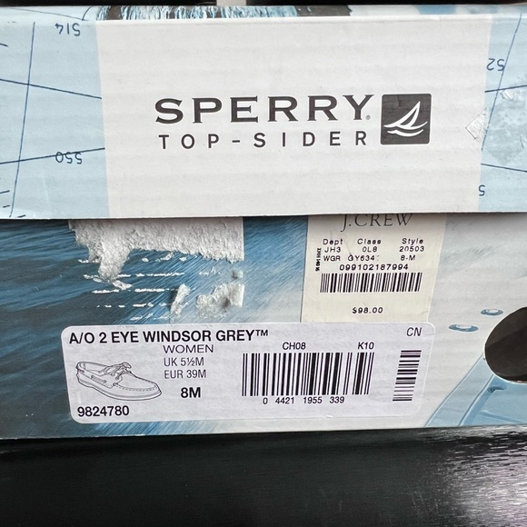 Sperry Top Sider J.Crew Exclusive Style Boat Shoe Size 8 - Picture 2 of 6